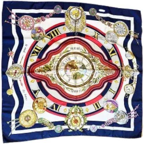 Pre-owned Silk scarves , female, Sizes: ONE SIZE - Hermès Vintage - Modalova