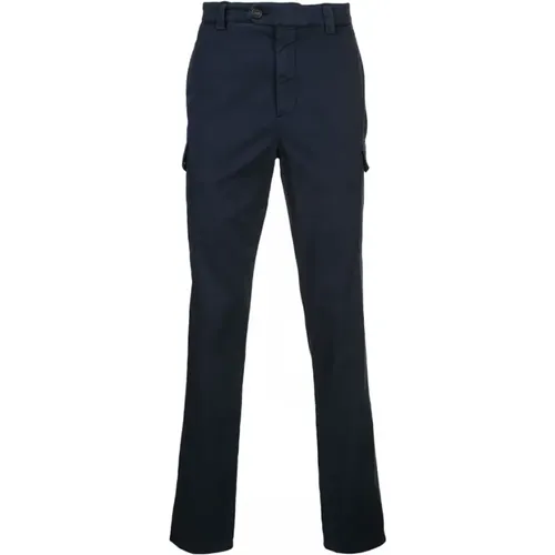 Navy Slim Cargo Hose , Herren, Größe: XL - BRUNELLO CUCINELLI - Modalova