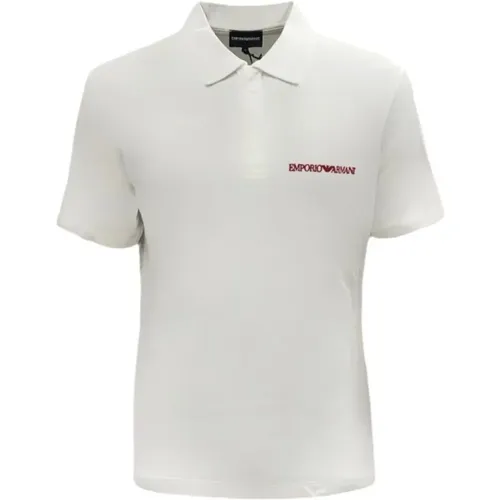 Polo-Shirt mit Logo-Druck , Herren, Größe: L - Emporio Armani - Modalova