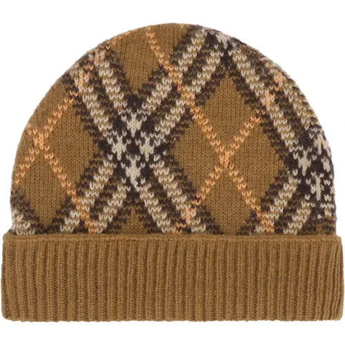 Kaschmir Gestrickte Beanie Mütze - Burberry - Modalova