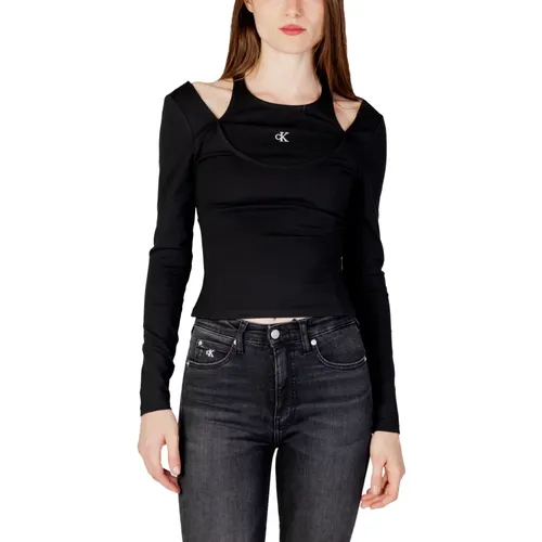 Long Sleeve Tops , female, Sizes: M, L - Calvin Klein Jeans - Modalova
