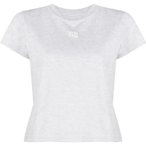 T-shirts and Polos Grey , female, Sizes: XS - alexander wang - Modalova