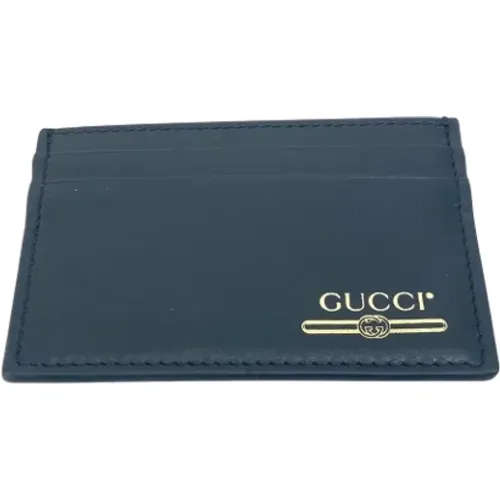 Pre-owned Leather wallets , male, Sizes: ONE SIZE - Gucci Vintage - Modalova