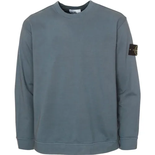 Leichtes Sweatshirt mit Rundhalsausschnitt , Herren, Größe: 2XL - Stone Island - Modalova