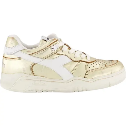 Metallic Damen Sneakers , Damen, Größe: 37 EU - Diadora - Modalova