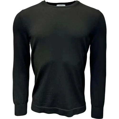 Schwarzer Merino Athleisure Pullover - Gran Sasso - Modalova