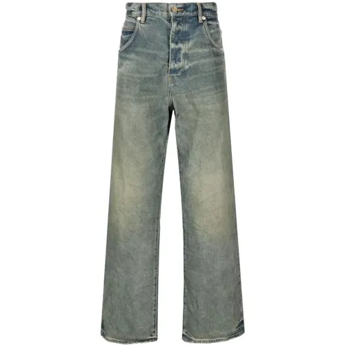 Blaue Jeans mit Stilvollem Design , Herren, Größe: W33 - Purple Brand - Modalova