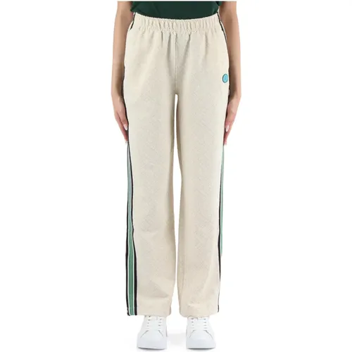 Sporty Cotton Pants with Logo Patch , female, Sizes: S, XS - Tommy Hilfiger - Modalova