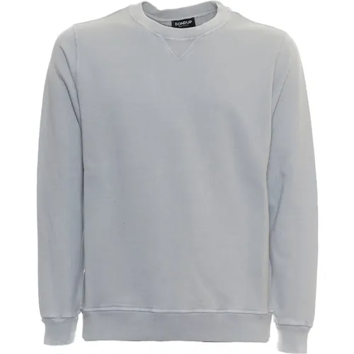 Men's Clothing Sweatshirts Light Grey Ss24 , male, Sizes: S, L - Dondup - Modalova