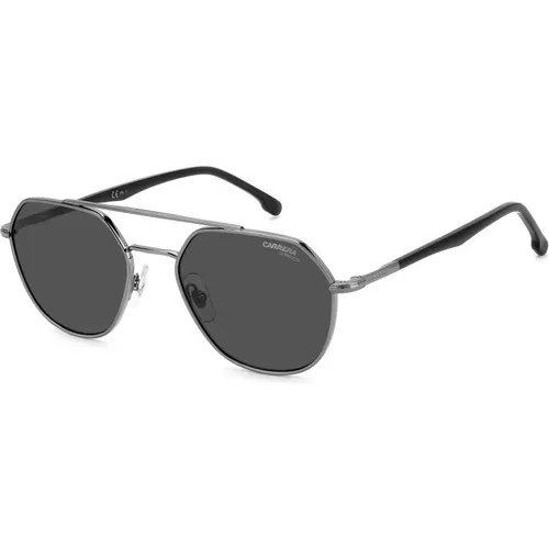S Sunglasses in Dark Ruthenium/Grey , male, Sizes: 53 MM - Carrera - Modalova