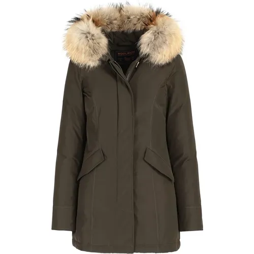 Luxury Arctic Parka with Removable Fur , female, Sizes: L - Woolrich - Modalova