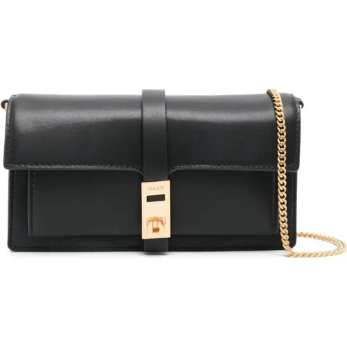 Schwarze Clutch Tasche für Frauen - DKNY - Modalova