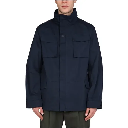 Double Fabric Jacket , male, Sizes: M - Lardini - Modalova