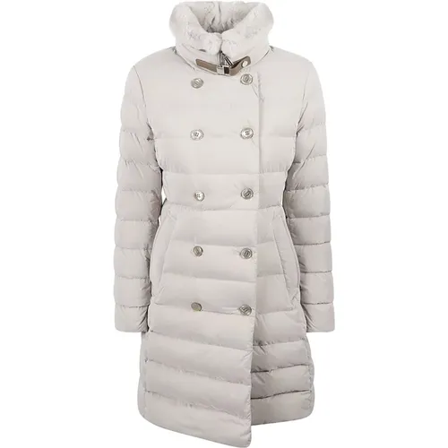 Italian Goose Down Padded Coat , female, Sizes: XS, M, S - Moorer - Modalova