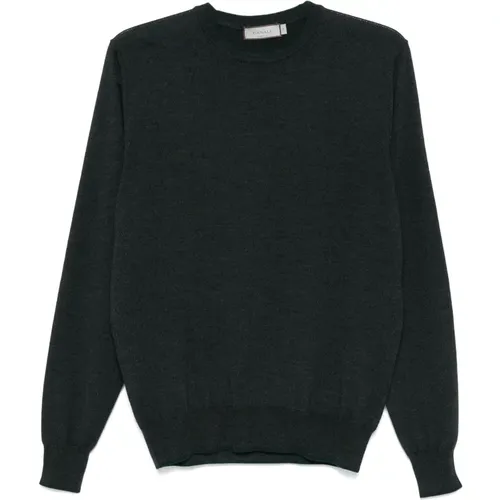 Merino Wool Crew-neck Knitwear , male, Sizes: 3XL, 2XL, 4XL, L, XL - Canali - Modalova