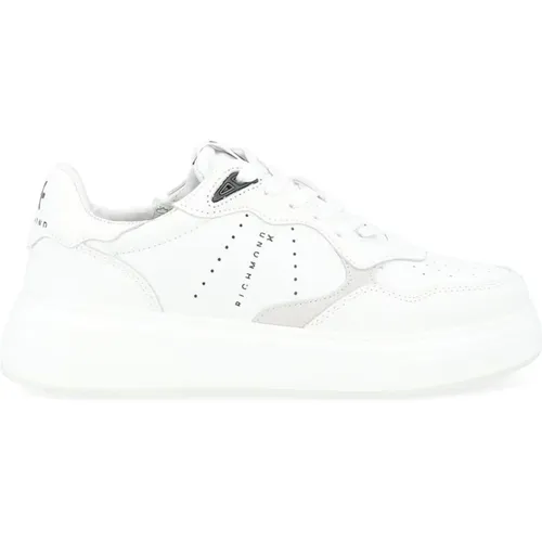 Leather Sneaker , male, Sizes: 11 UK, 6 UK, 7 UK, 8 UK - Richmond - Modalova