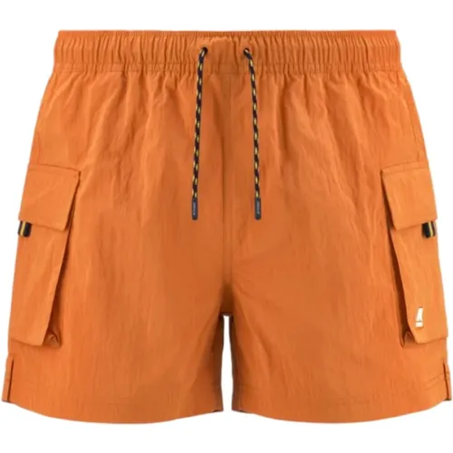Orange Ripstop Shorts K-Way - K-way - Modalova