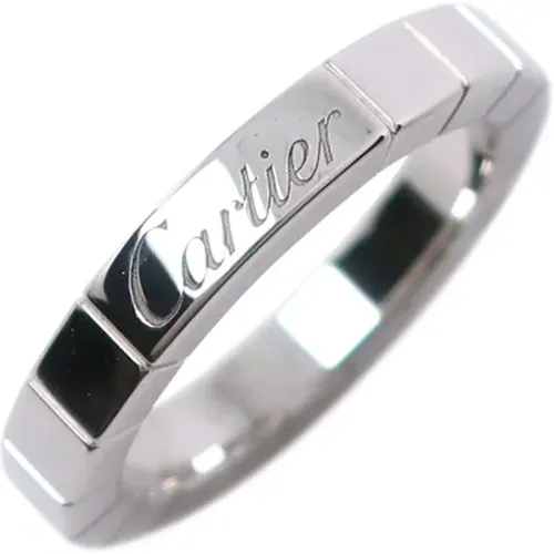Pre-owned White Gold rings , male, Sizes: ONE SIZE - Cartier Vintage - Modalova