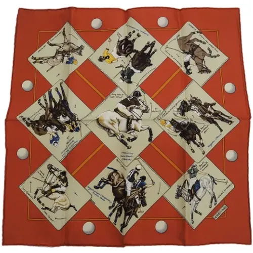 Pre-owned Silk scarves , female, Sizes: ONE SIZE - Hermès Vintage - Modalova