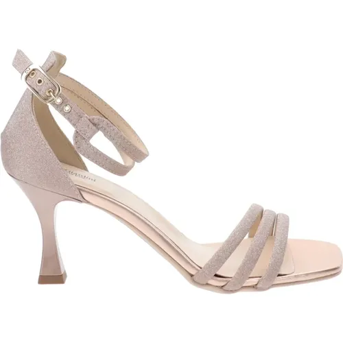 Glitter High Heel Sandalen , Damen, Größe: 37 EU - Nerogiardini - Modalova