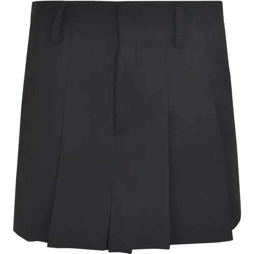 Pleated Wool Miniskirt , female, Sizes: S - P.a.r.o.s.h. - Modalova