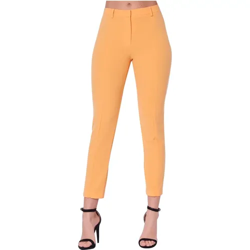 Slim Fit Capri Hose Sorbet , Damen, Größe: L - PATRIZIA PEPE - Modalova