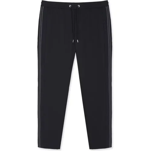 Gabardine Joggers with Striped Bands , male, Sizes: M, L - Moncler - Modalova