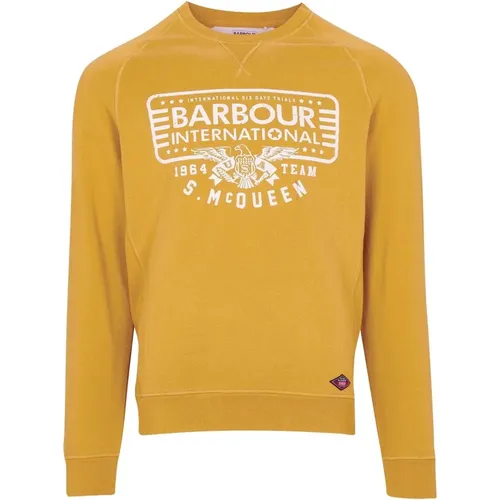 Vintage Loopback Cotton Sweatshirt , male, Sizes: 2XL - Barbour - Modalova