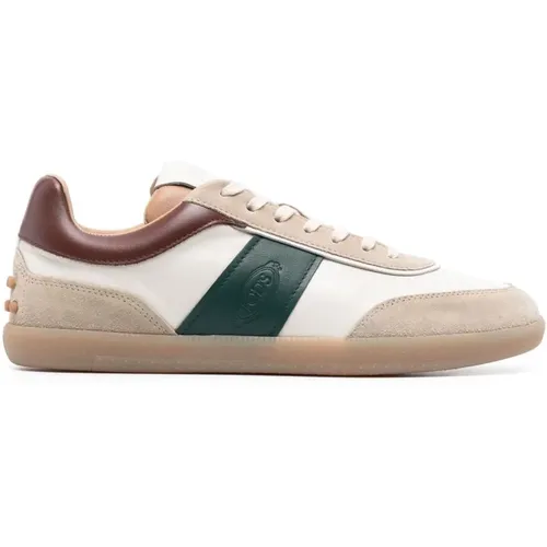 Tabs Sneakers Suede Leather , male, Sizes: 9 UK - TOD'S - Modalova