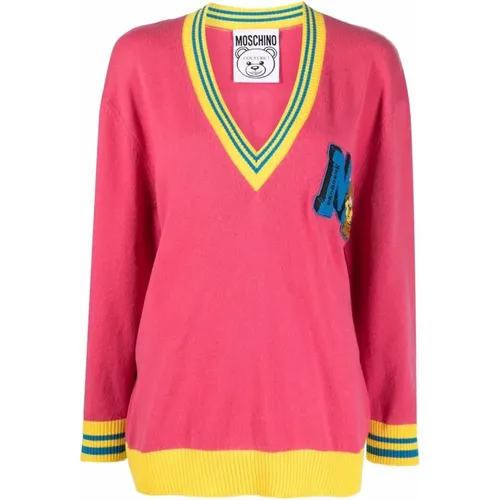 Sweater , female, Sizes: XS - Moschino - Modalova
