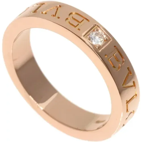 Pre-owned Rose Gold rings , female, Sizes: ONE SIZE - Bvlgari Vintage - Modalova