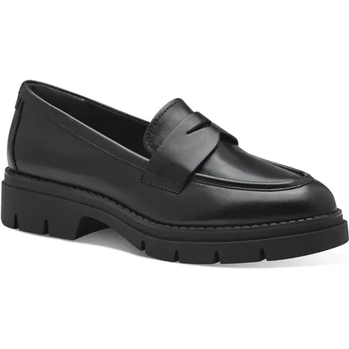 Classic Leather Loafer , female, Sizes: 3 UK, 5 UK, 9 UK, 6 UK, 4 UK, 8 UK, 7 UK - tamaris - Modalova