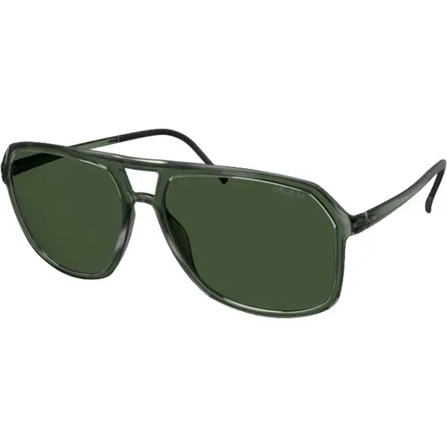 Grüne Midtown Sonnenbrille , Herren, Größe: ONE Size - Silhouette - Modalova