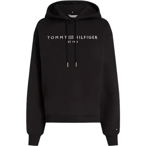 Bequemer Strickhoodie , Damen, Größe: XS - Tommy Hilfiger - Modalova