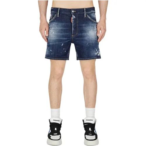 Vintage Denim Shorts , Herren, Größe: L - Dsquared2 - Modalova