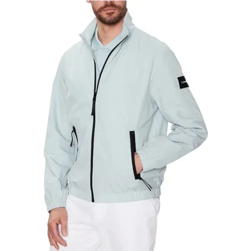 Modern Zip-Through Jacket , male, Sizes: XL, L, S - Calvin Klein - Modalova