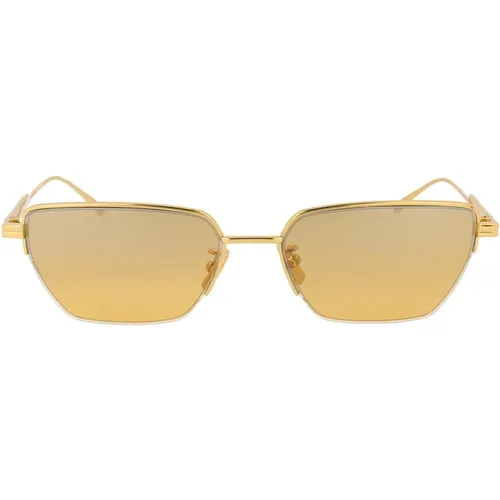 Bv1107S 003 Transparente Sonnenbrille - Bottega Veneta - Modalova