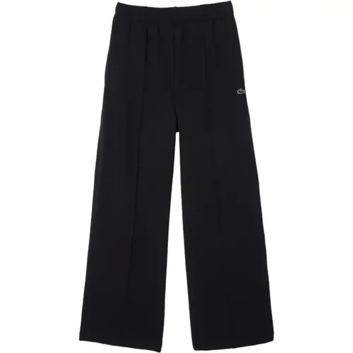 Trousers Double Face Piqué , female, Sizes: S - Lacoste - Modalova