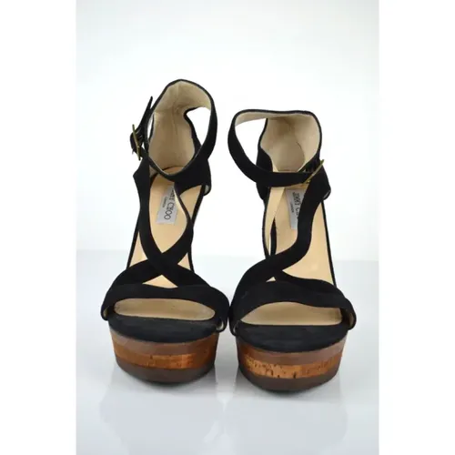 Pre-owned Leather sandals , female, Sizes: 9 UK - Jimmy Choo Pre-owned - Modalova