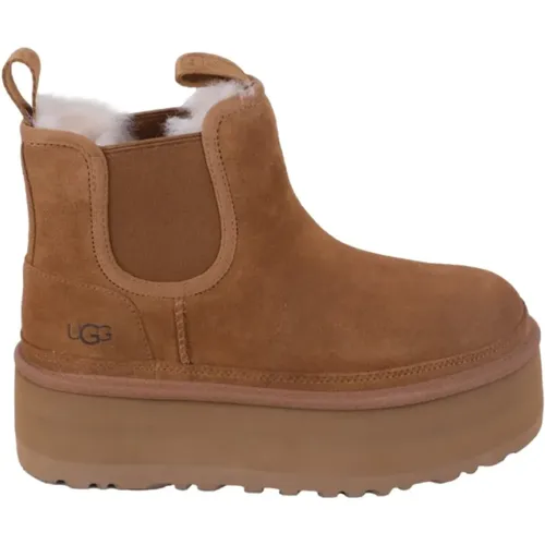 Suede Ankle Boots with Sheepskin Interior , female, Sizes: 3 UK, 6 UK, 8 UK - Ugg - Modalova