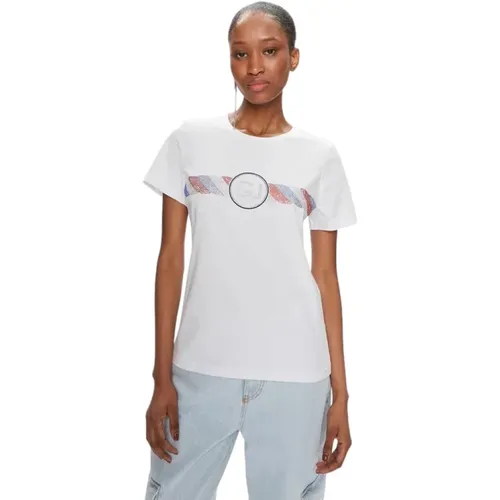 Kurzarm T-Shirt , Damen, Größe: XS - Gaudi - Modalova