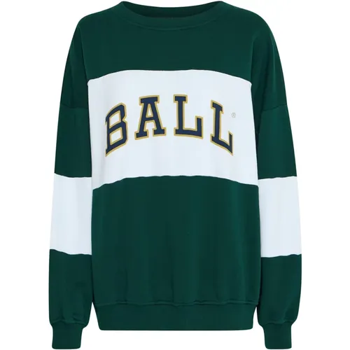 Sporty Sweatshirt Pine Grove , Damen, Größe: S - Ball - Modalova