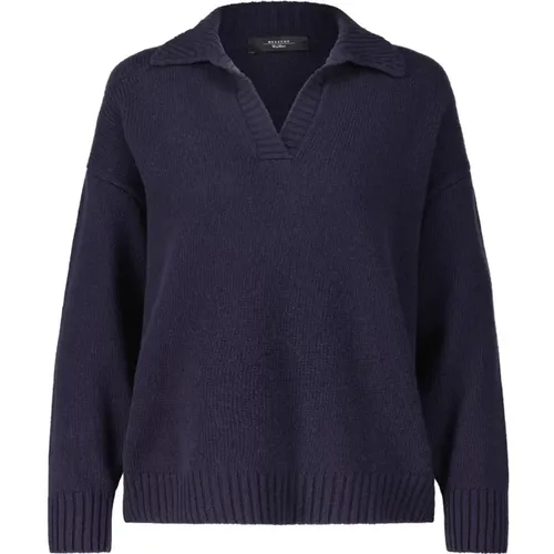 Weicher Woll V-Ausschnitt Pullover , Damen, Größe: L - Max Mara - Modalova