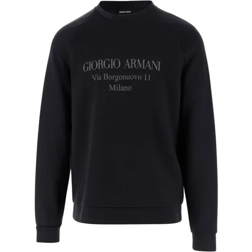 Sweatshirt , Herren, Größe: L - Giorgio Armani - Modalova