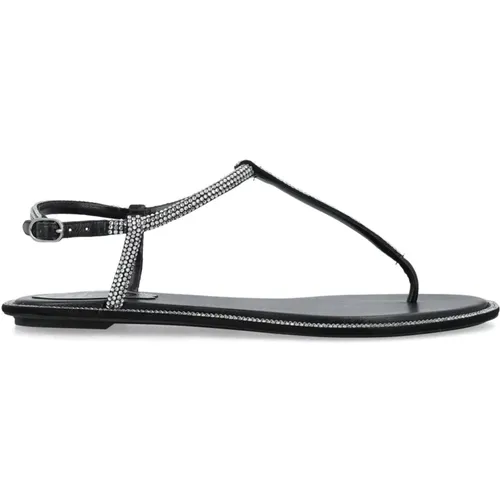 Flat Sandal - Stylish and Comfortable , female, Sizes: 4 UK, 3 UK, 6 UK, 5 UK - René Caovilla - Modalova