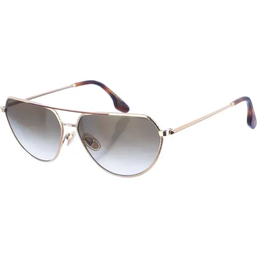 Rectangular Metal Frame Sunglasses , female, Sizes: ONE SIZE - Victoria Beckham - Modalova