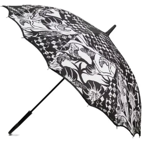 Schwarz Weiß Kaleidoskop Regenschirm - Henrik Vibskov - Modalova