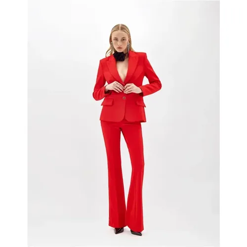 Flare Dress Pants , female, Sizes: 3XS - Blugirl - Modalova