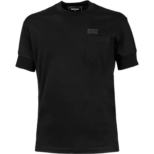 Iconic Logo Tee - Upgrade Deine Garderobe , Herren, Größe: S - Dsquared2 - Modalova