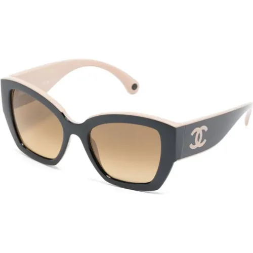 Ch6058 C534M2 Sunglasses , female, Sizes: 53 MM - Chanel - Modalova